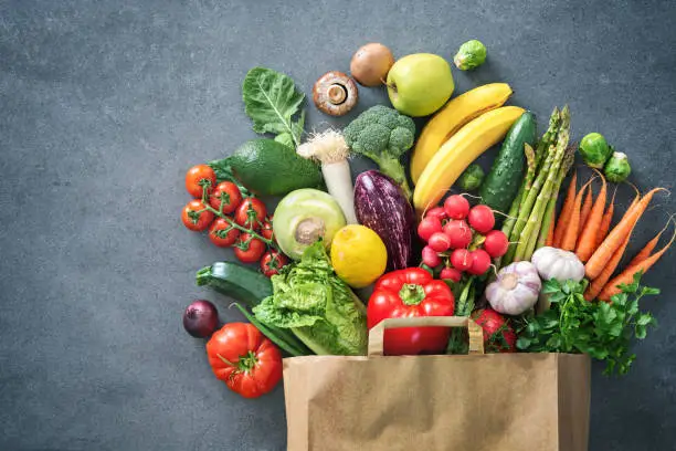 Fresh produce representing healthy eating habits