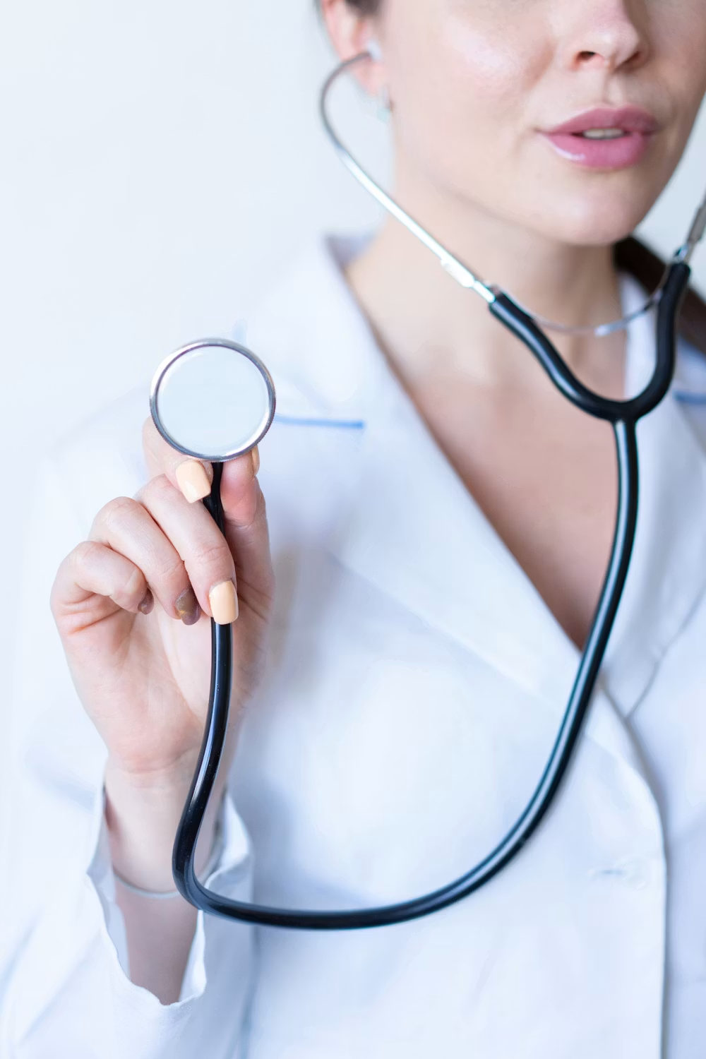 Doctor discussing health education with a patient
